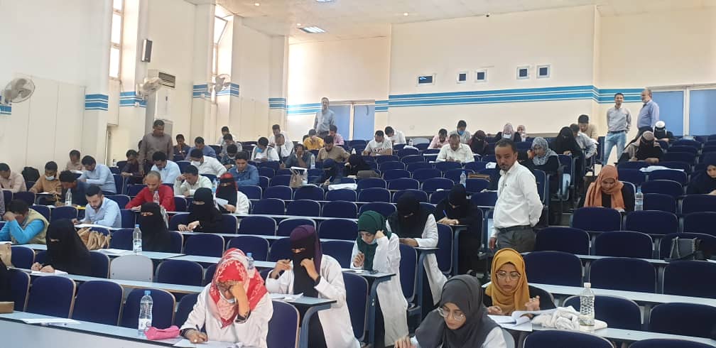 عدن | لأول مرة في العاصمة المؤقتة.. المجلس اليمني للاختصاصات الطبية يجري امتحانات الاوسكي للزمالة اليمنية 