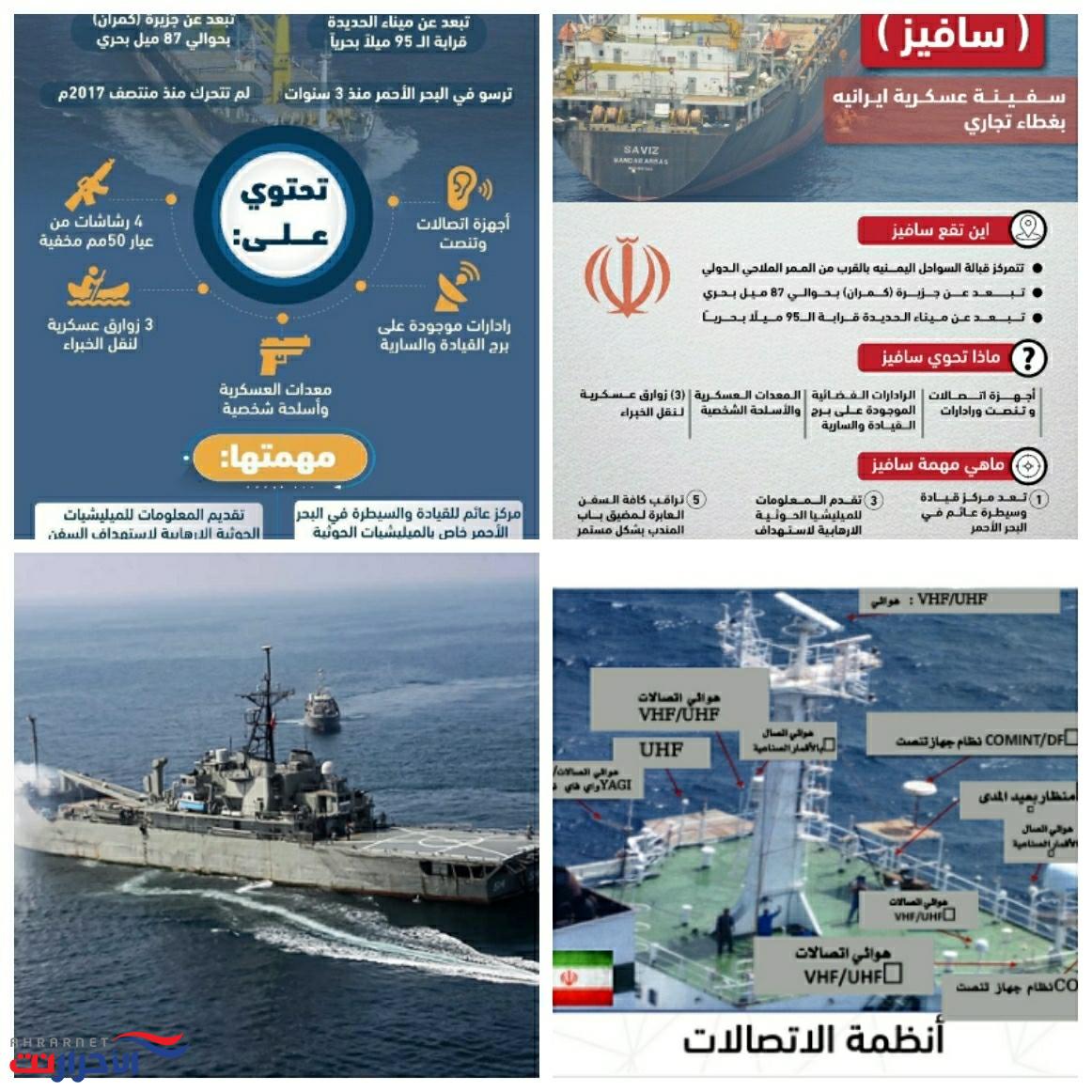 صحيفة أمريكية تكشف تفاصيل الهجوم على سفينة التجسس الإيرانية "سافيز" قبالة سواحلنا الغربية والدولة المارقة تعترف