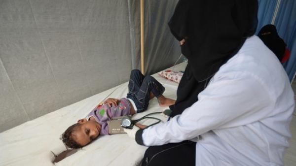 الأمم المتحدة : قرابة نصف مليون يمني مصابون بـ "الكوليرا"