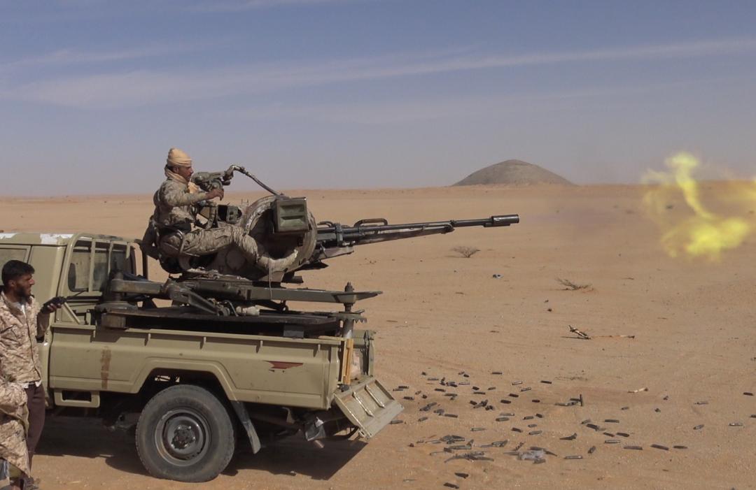 قوات الجيش الوطني تكسر هجوماً حوثياً شمال الجوف