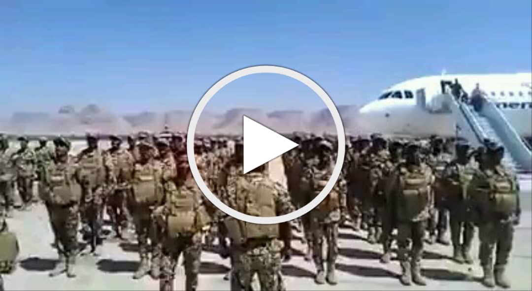 ‏بالفيديو.. وصول الدفعة الثالثة لقوات الحماية الرئاسية إلى سيئون