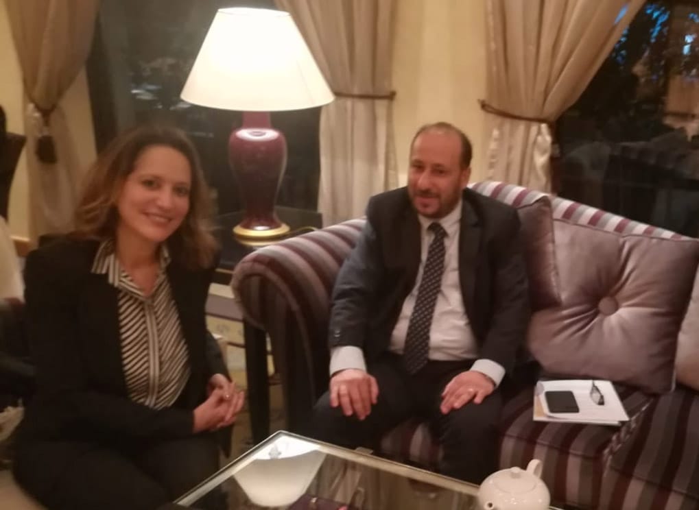 وزير التخطيط يبحث مع المديرة القُطري للبنك الدولي في العاصمة الأردنية عمان تطوير التعاون الثنائي