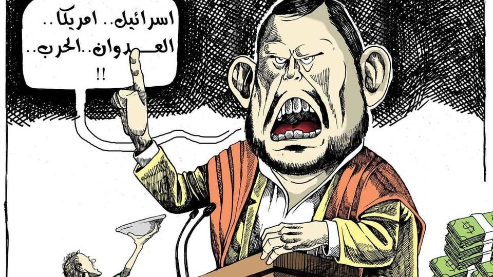 رسام كاريكاتير: أتلقى تهديدات مستمرة من الحوثيين ومجبرون على تجرع كأس الغربة المُر