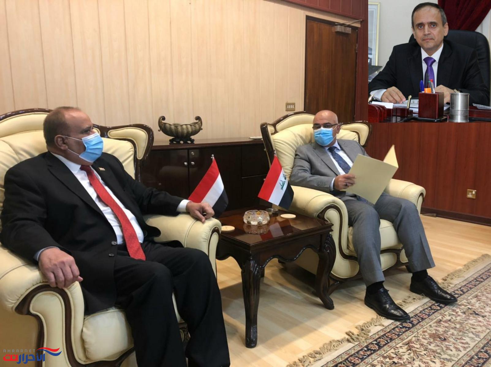 الوزير "الوصابي" يتحرك لاستئناف التعاون التعليمي بين اليمن والعراق