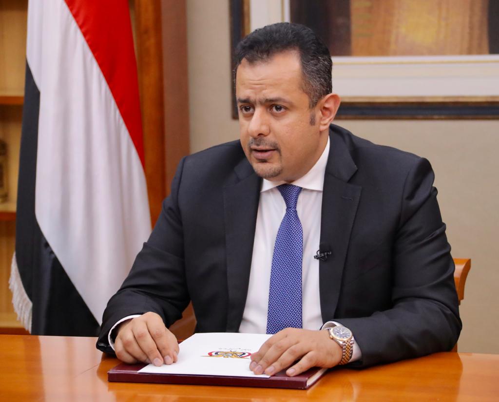 رئيس الوزراء يتابع عمليات الإنقاذ والإغاثة في مأرب لمواجهة أضرار السيول