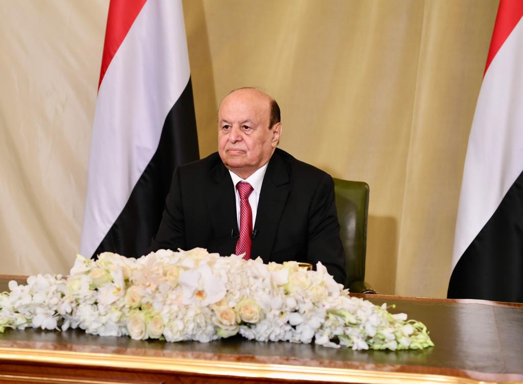 فخامة الرئيس: الوحدة اليمنية كانت وستظل وحدة القلوب وتلاحم العزائم والآمال المشتركة بوطن واحد يتسع للجميع