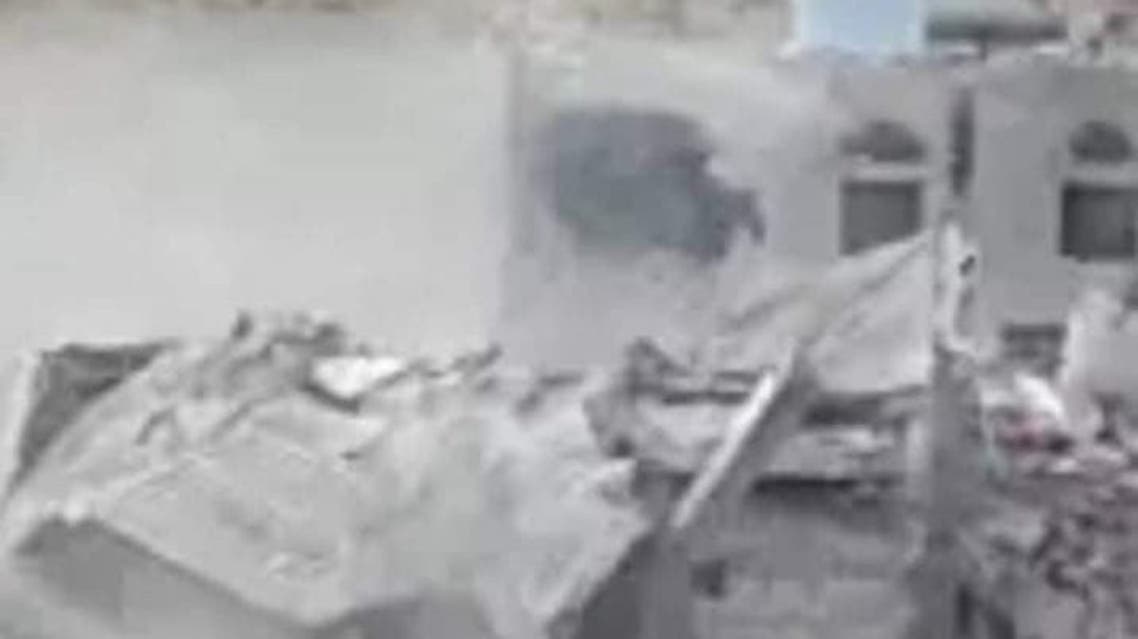 فيديو.. ميليشيا الحوثي تفجّر منزل مواطن بمديرية الزاهر