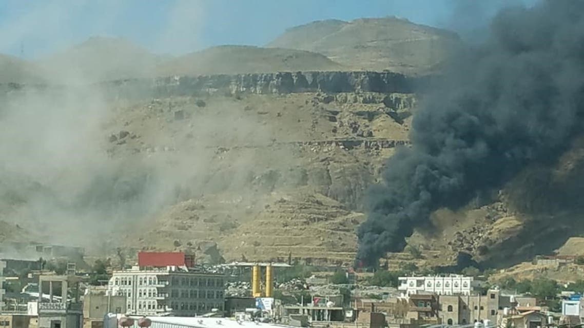 غارات مكثفة للتحالف على معاقل الحوثيين العسكرية بصنعاء.. صور