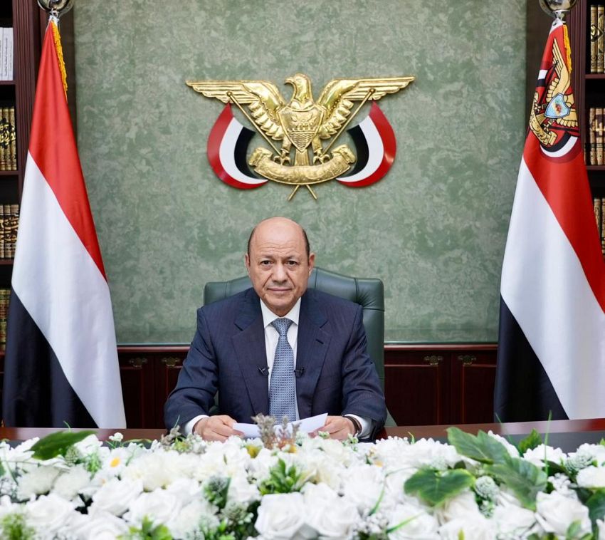 نص خطاب فخامة رئيس مجلس القيادة الرئاسي الدكتور رشاد محمد العليمي عشية العيد الوطني الثاني والثلاثين للجمهورية اليمنية